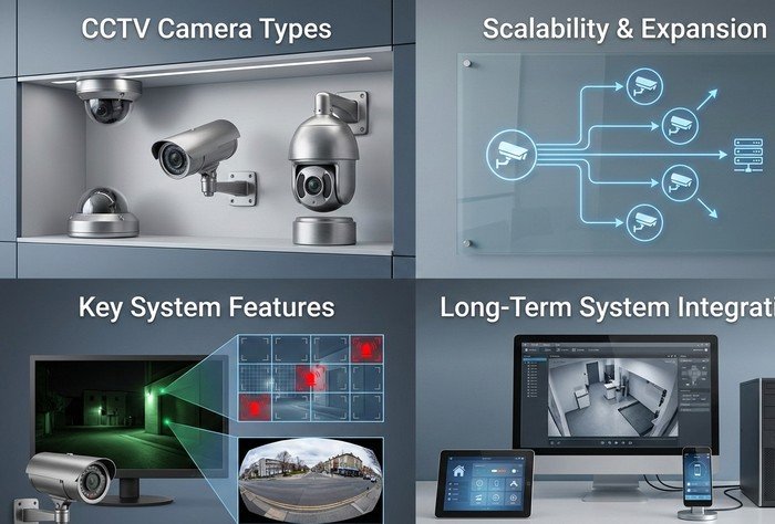 كاميرات قبة ورصاصية حديثة لأنظمة المراقبة السكنية والتجارية