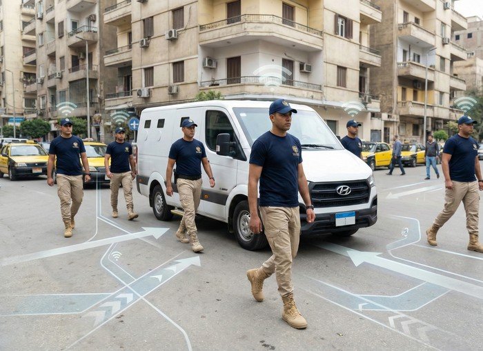 إجراء تسليم نقد آمن مع تأكيد مزدوج وإشراف مرافقة