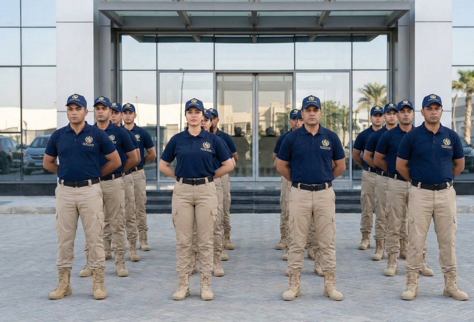 Professional Security Guards Providing Facility Protection in Egypt