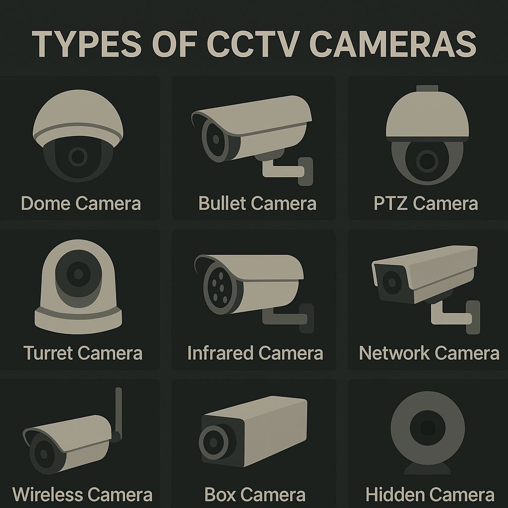 Comparison of Different Types of CCTV Cameras