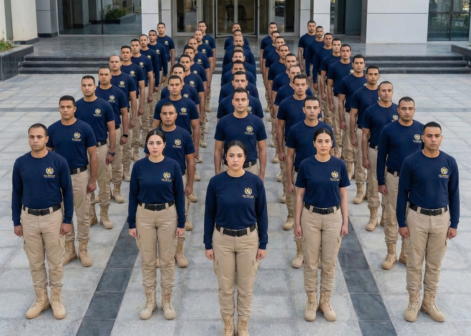 Mobile Patrol Security Guard in Hybrid Office Building