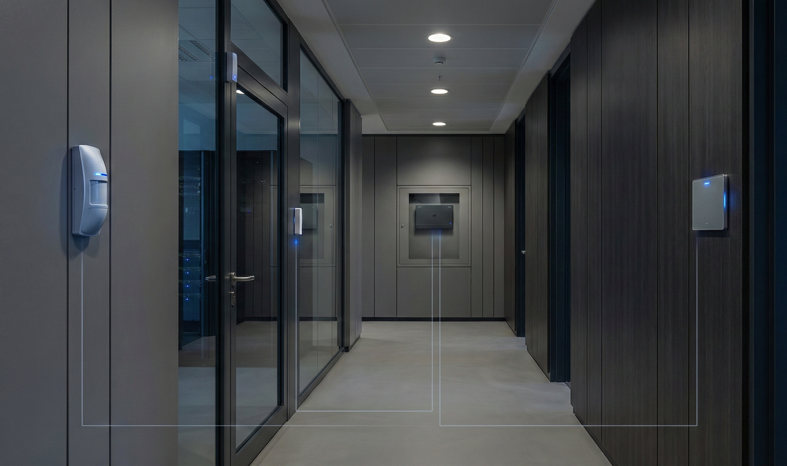 لوحة تحكم نظام الإنذار