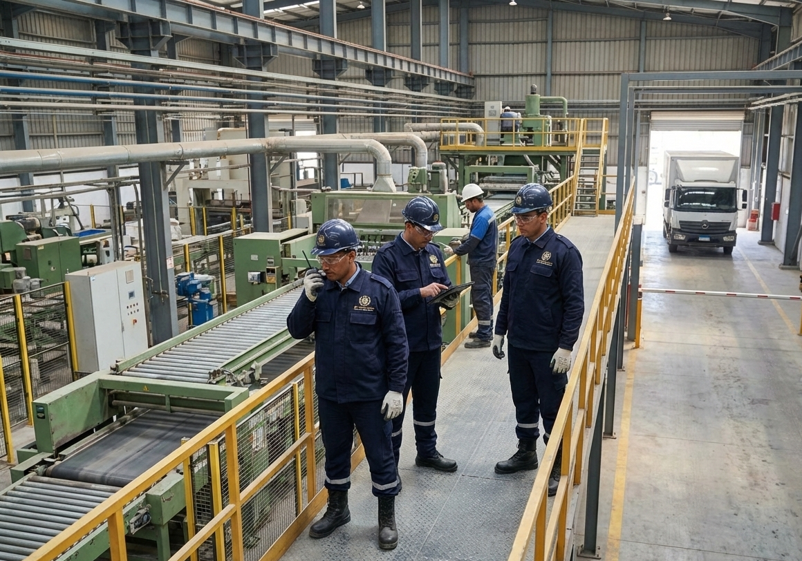 التحكم في الوصول والتقسيم في المنشآت الصناعية