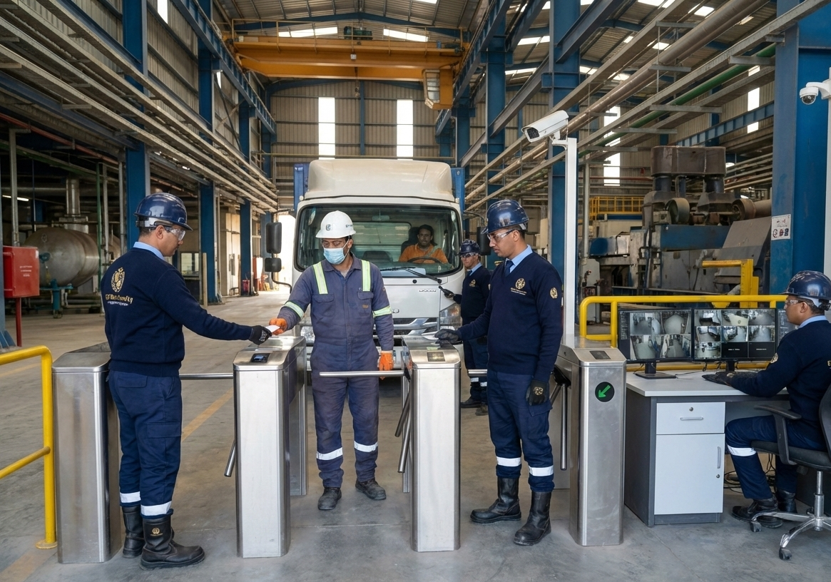 نظرة عامة على أمن المنشأة الصناعية